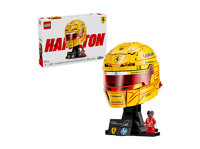 COSTRUZIONI LEGO Editions Formula 1 Casco di Lewis Hamilton Scuderia Ferrari HP – 43022