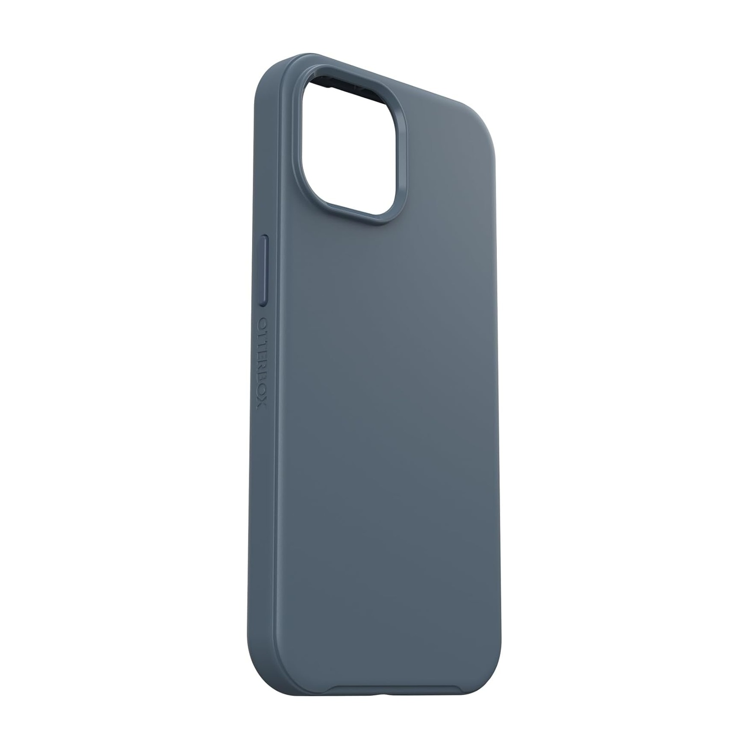 Custodia grigia per telefono con ritaglio fotocamera e logo OTTERBOX.