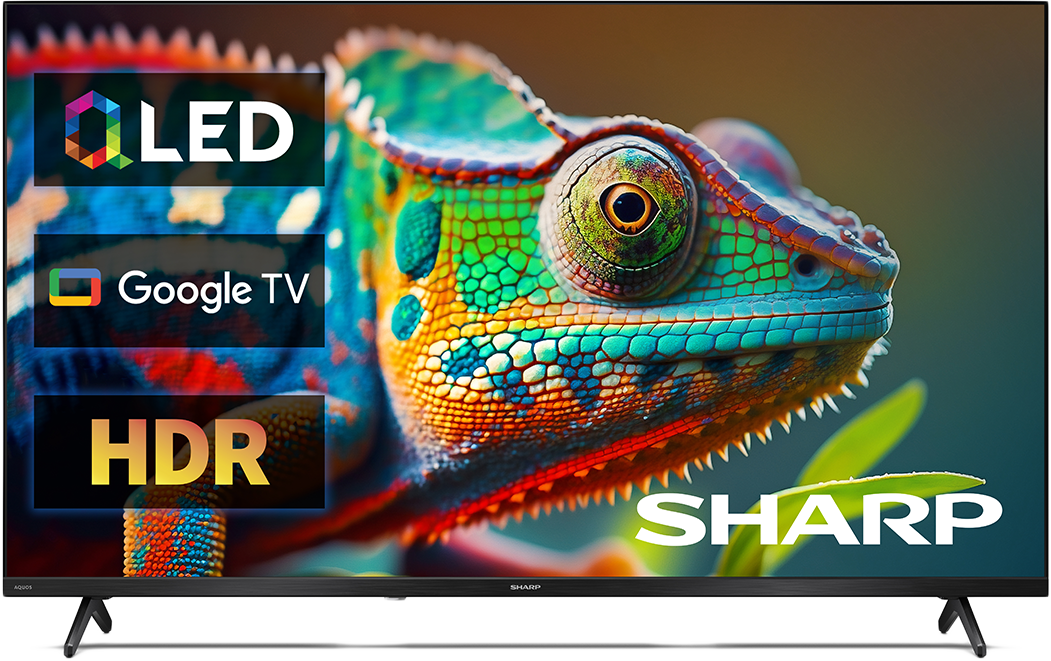 SHARP 40HF3265E Full HD QLED Google TV, 101 cm