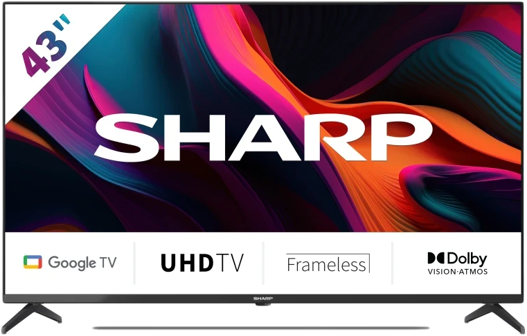 SHARP 43GL4260E 4K UHD Google TV, 108 cm