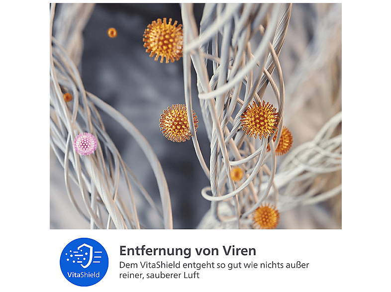 Thumbnail - PHILIPS 600 Series AC0650/10, Weiß/Seidenbeige Luftreiniger (12 Watt, Raumgröße: 44 m², HEPA-Filter, Vorfilter)