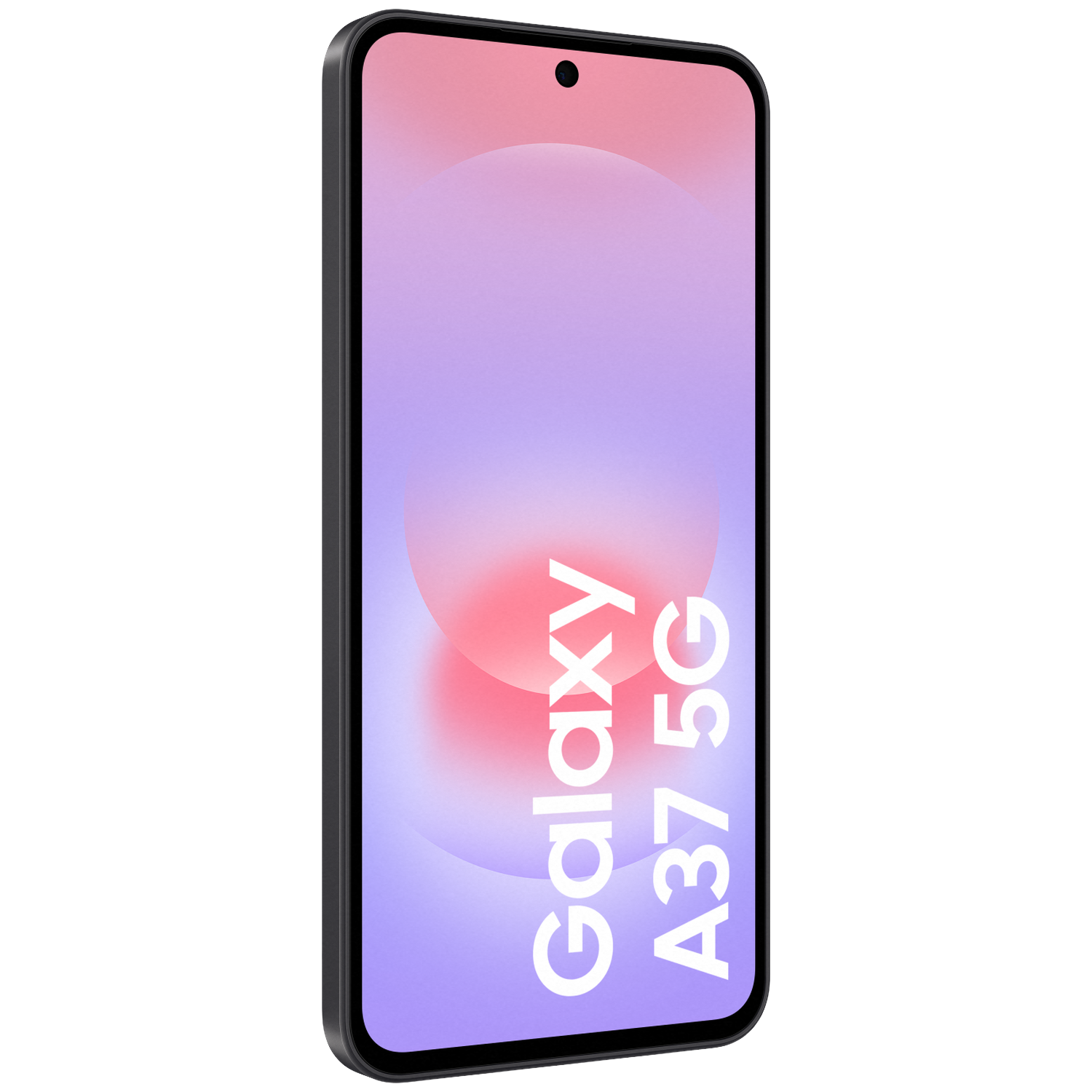 Un smartphone affichant Galaxy A37 5G sur son écran.