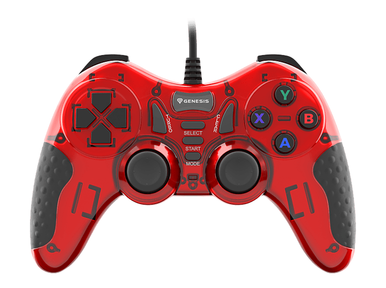 Genesis Czerwono-Czarny Gamepad Mangan 200