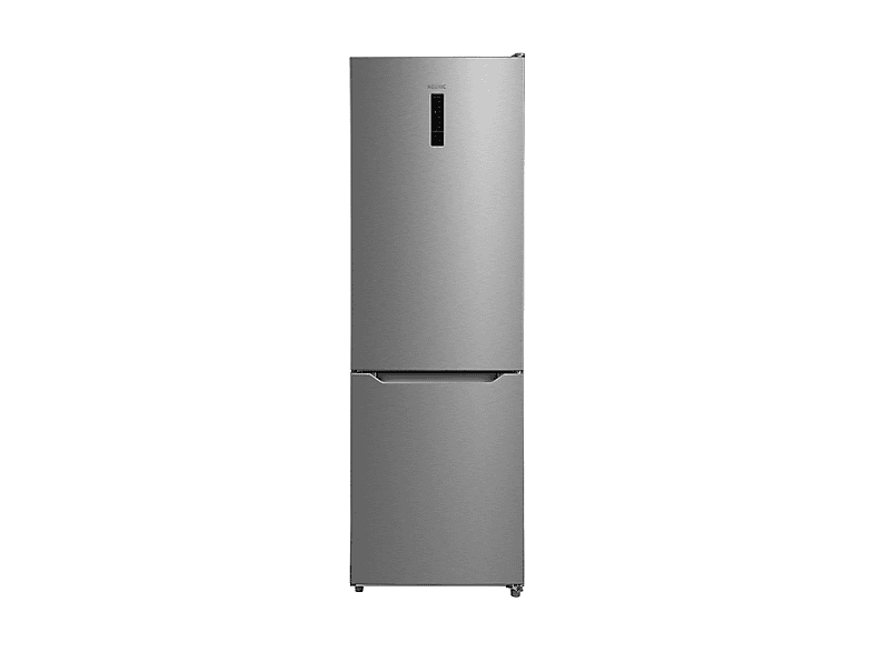 FRIGORIFERO COMBINATO KOENIC KFK 661 C NF IN, Capacità netta totale 310 l, Rumorosità: 35 dB(A), 4 ripiani, Dimensioni: L 59,6 cm A 187,8 P 61,1 cm, Inox, Classe