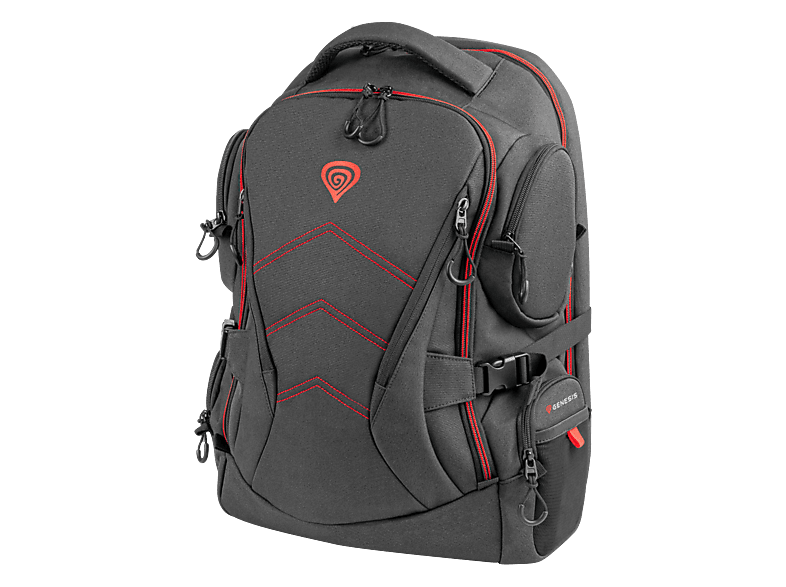 Genesis Czarno-Czerwony Plecak Na Notebooka Pallad 550 17,3 Cala Czarny Nbg-1691