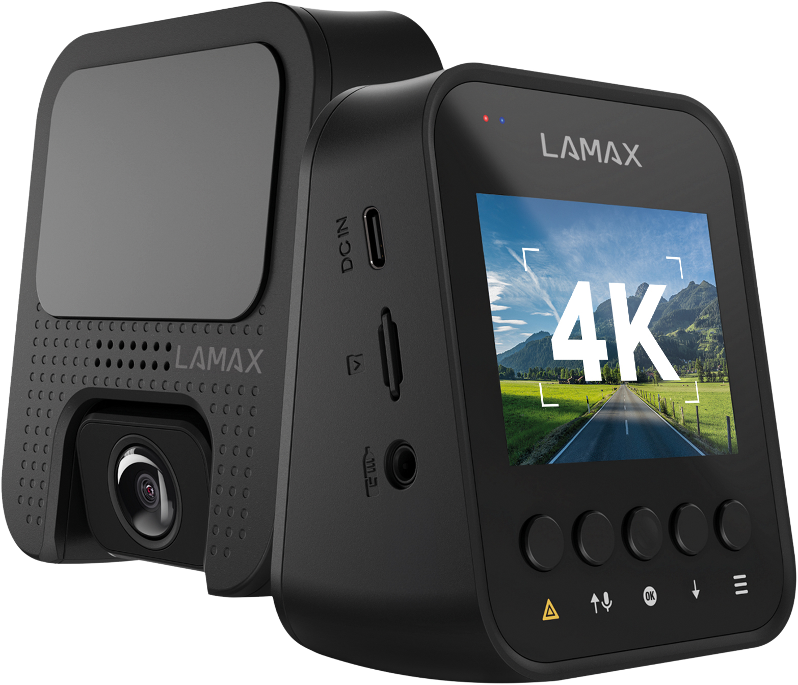 LAMAX F10 GPS 4K Autós menetrögzítő kamera (LXCDMF10G4KBA)