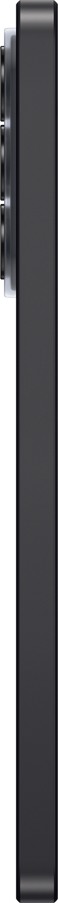 Ein dunkles Smartphone mit einem Kameramodul oben links.