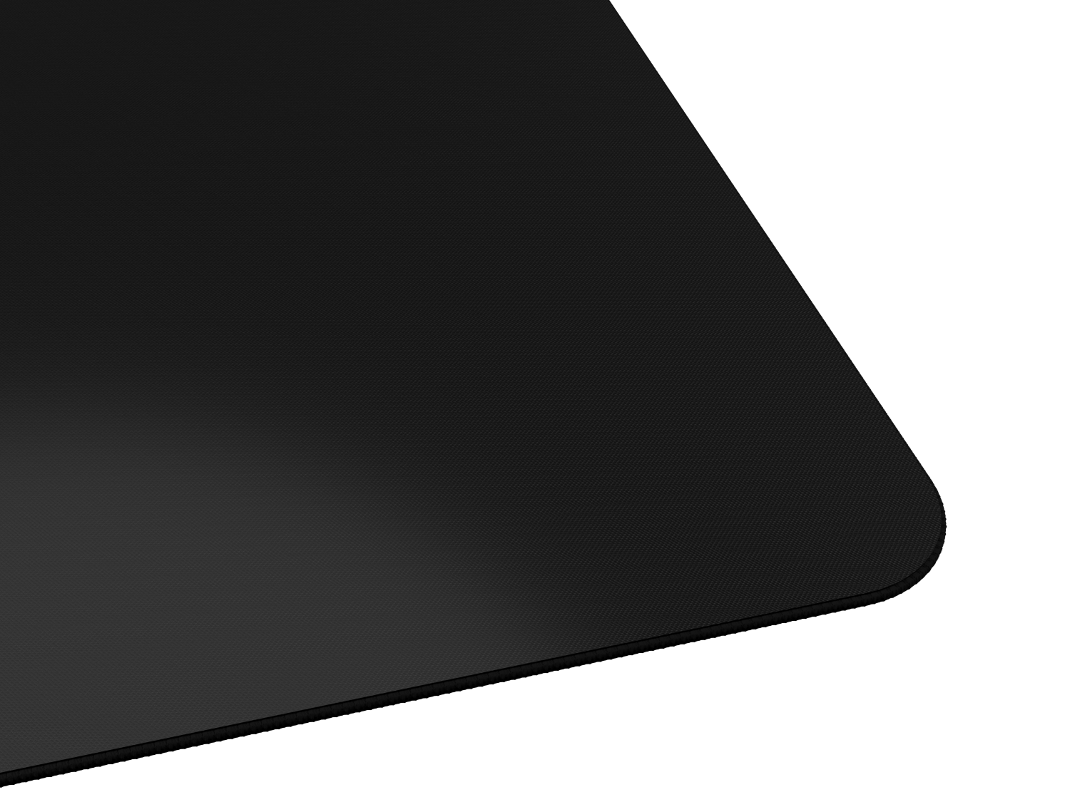 Zbliżenie czarnej powierzchni z drobną kratką i zaokrąglonymi krawędziami.