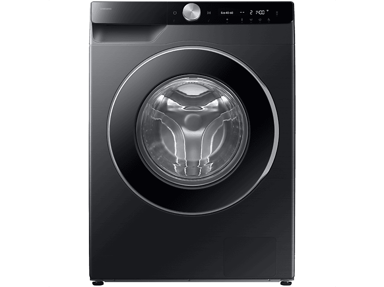 Lavadora carga frontal - Samsung WW90DG6U85LBU3, 9 kg, 1400 rpm, Autodosificación, AI EcoBubble™, Wash, Negro