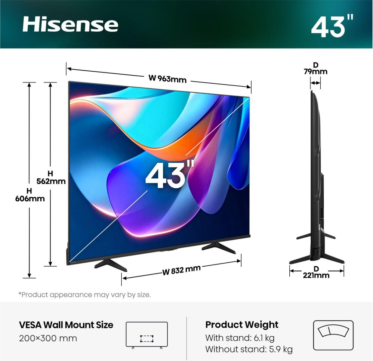 HISENSE 50A6S (2026) 50 Zoll UHD Smart TV 4K 60 Hz | MediaMarkt