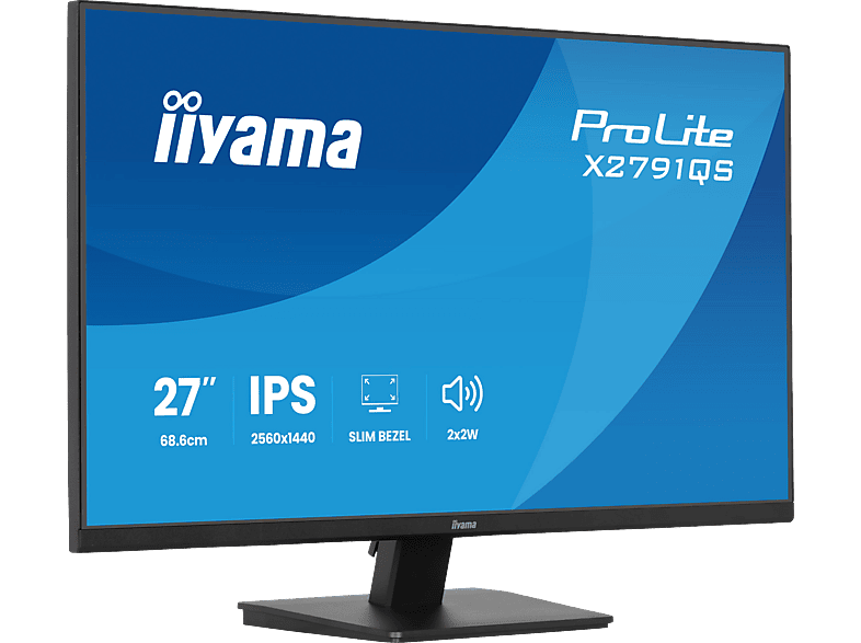 Monitor IIYAMA ProLite X2791QS-B1 27 WQHD IPS 1ms FreeSync Czarny
