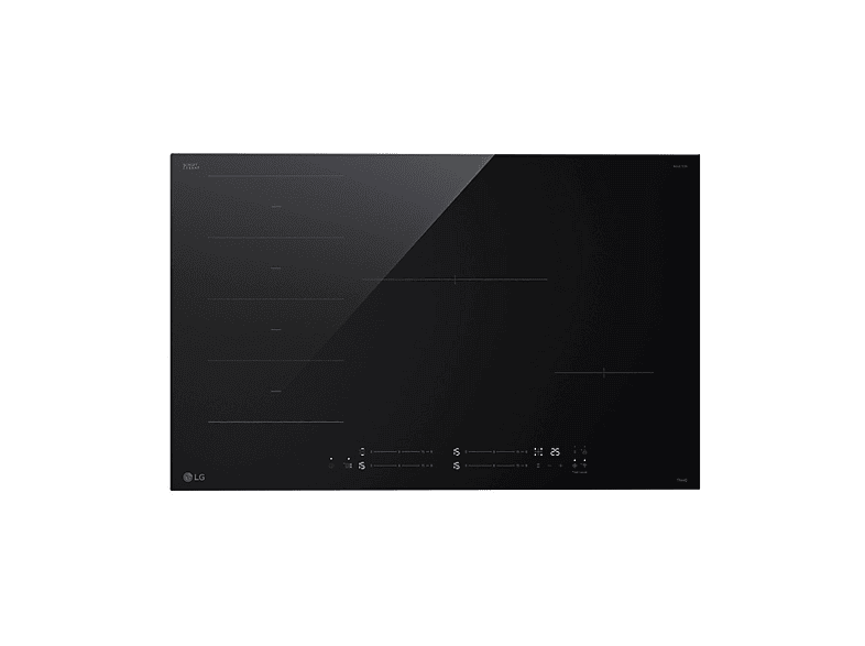 LG CCI7Z3035BA PIANO COTTURA A INDUZIONE, 4 zone di cottura, dimensioni: L 80 cm, P 52 Cristallo Nero