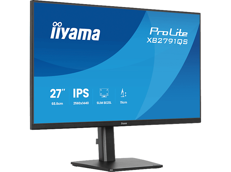 Monitor IIYAMA ProLite XB2791QS-B1 27 WQHD IPS 1ms FreeSync Czarny