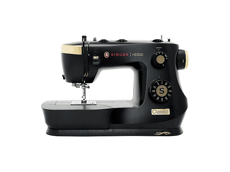 Singer HD 500 Nähmaschine (32-Stiche, Freiarmnähen, Schwarz)