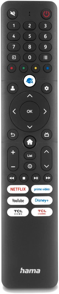 HAMA TCL univerzális távirányító, fekete (221068)