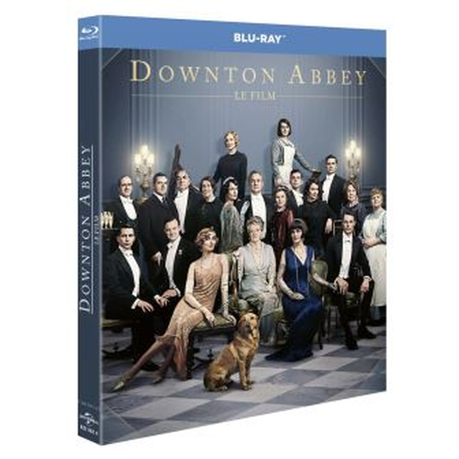 Blu-ray Cover: Group of people in historical attire, dog at bottom.
