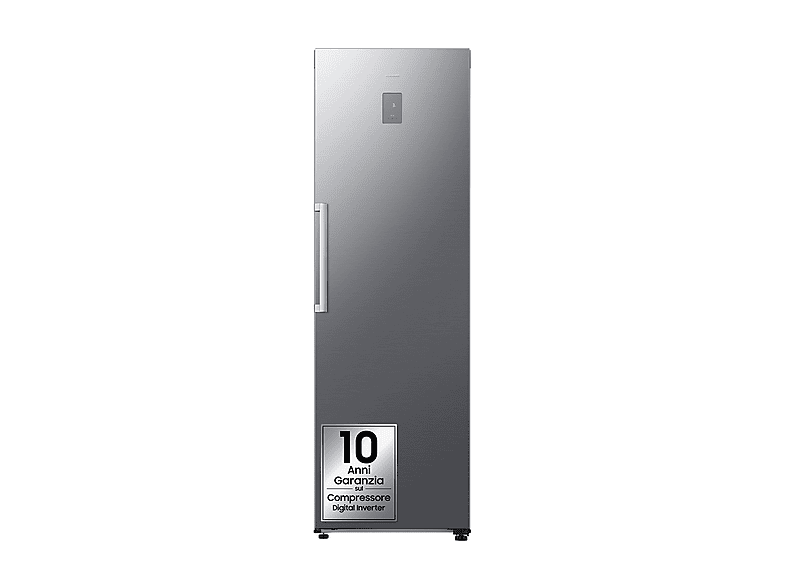 FRIGORIFERO VERTICALE SAMSUNG RR70H39CCTEF, Capacità netta totale 387 l, Rumorosità: 35 dB(A), LAN wireless, Dimensioni: L 59,5 cm A 185 P 66,4 cm, Metal Inox, Classe C