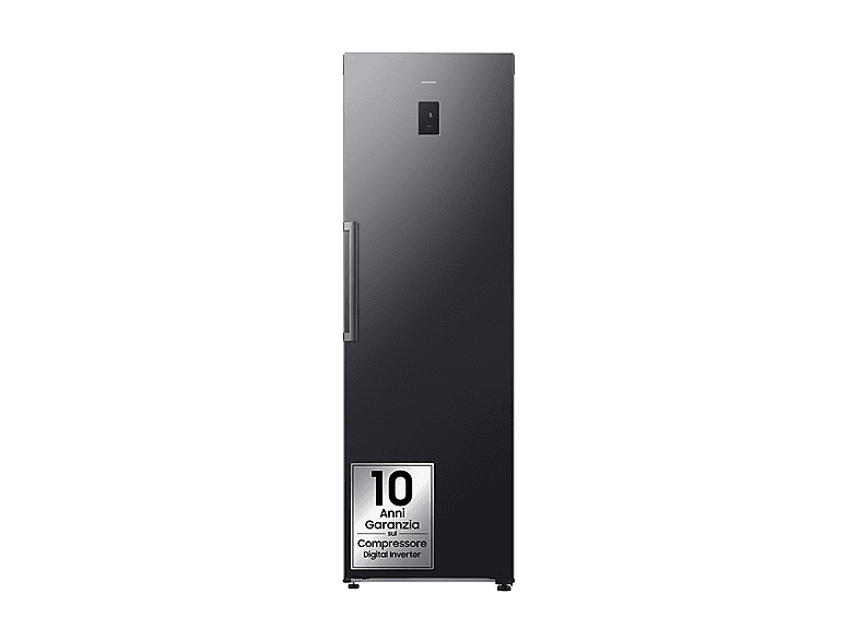 FRIGORIFERO VERTICALE SAMSUNG RR70H39CCFEF, Capacità netta totale 387 l, Rumorosità: 35 dB(A), LAN wireless, Dimensioni: L 59,5 cm A 185 P 66,4 cm, Nero, Classe C