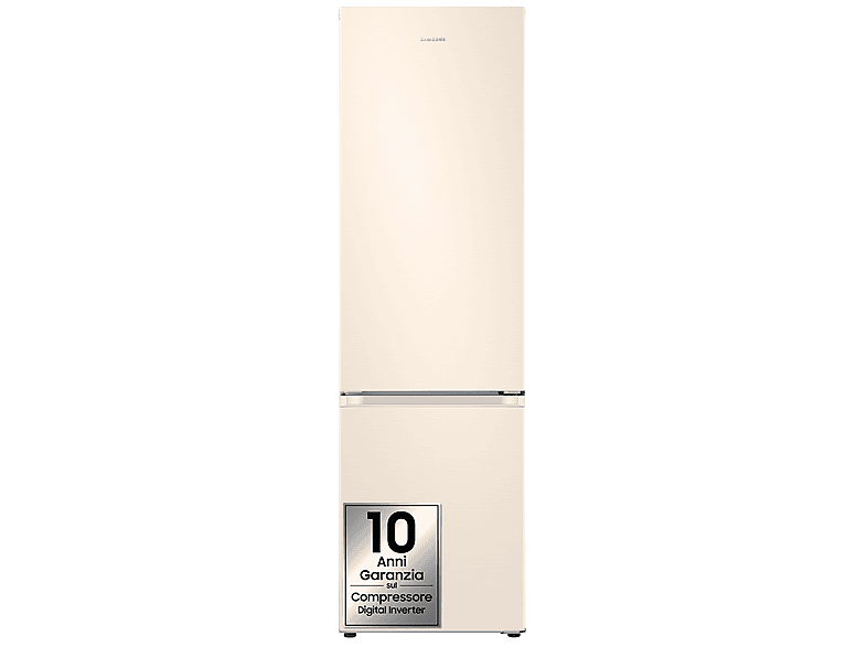 FRIGORIFERO COMBINATO SAMSUNG RB38C603DEL/EF , Capacità netta totale 390 l, Rumorosità: 35 dB(A), LAN wireless, 4 ripiani, Dimensioni: L 59,5 cm A 203 P 65,8 cm, Sabbia, Classe D