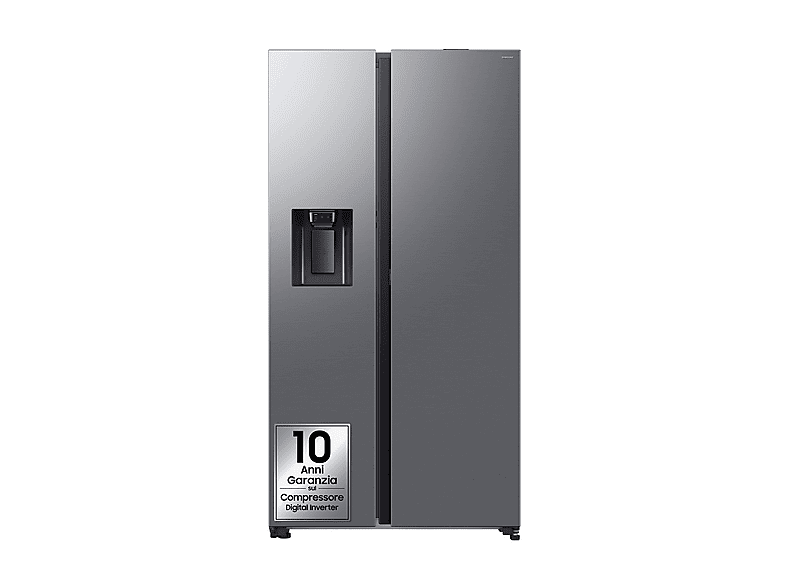 Frigorifero americano SAMSUNG RS80F67KCTEF, Sistema Multi Flow: No; raffreddamento frigorifero: No Frost; congelatore: Frost, Capacità netta totale 634 l, Rumorosità: 33 dB(A), LAN wireless, Dispenser acqua, ghiaccio, Dimensioni: L 91,2 cm A 178,4 P 72,6 