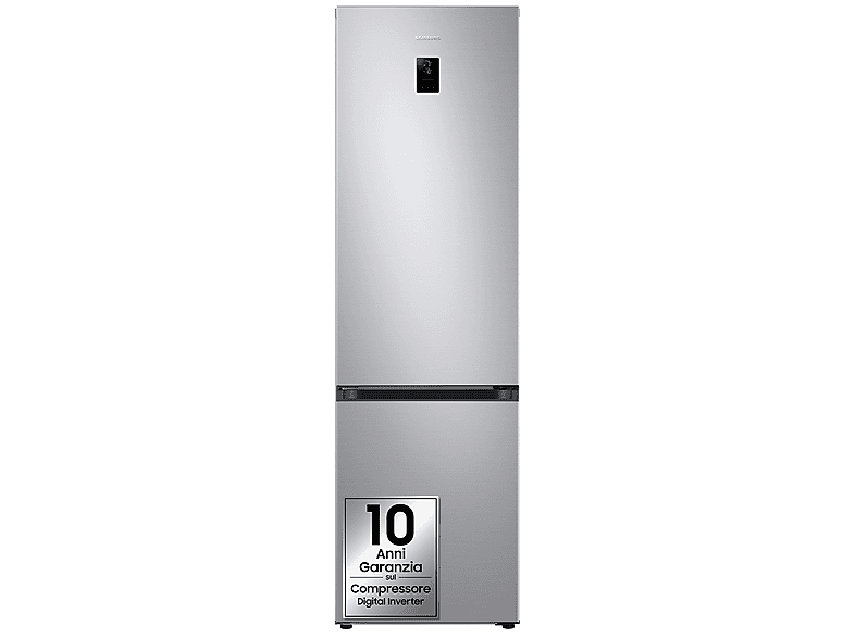FRIGORIFERO COMBINATO SAMSUNG RB38C774DSA/EF, Capacità netta totale 390 l, Rumorosità: 35 dB(A), LAN wireless, 4 ripiani, Dimensioni: L 59,5 cm A 203 P 65,8 cm, Silver/Inox, Classe D