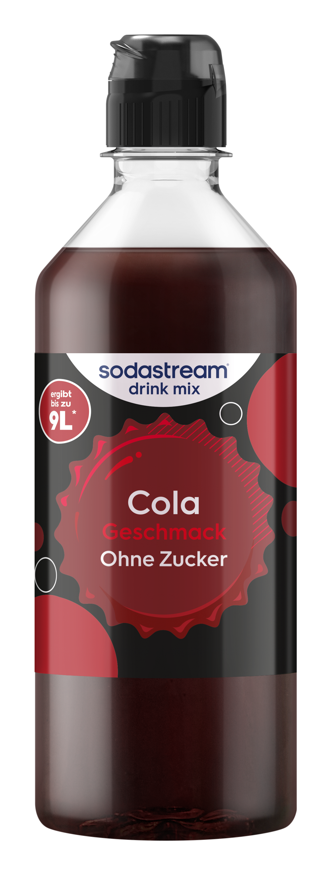 Sodastream Cola Sirup ohne Zucker, ergibt bis zu 9L.