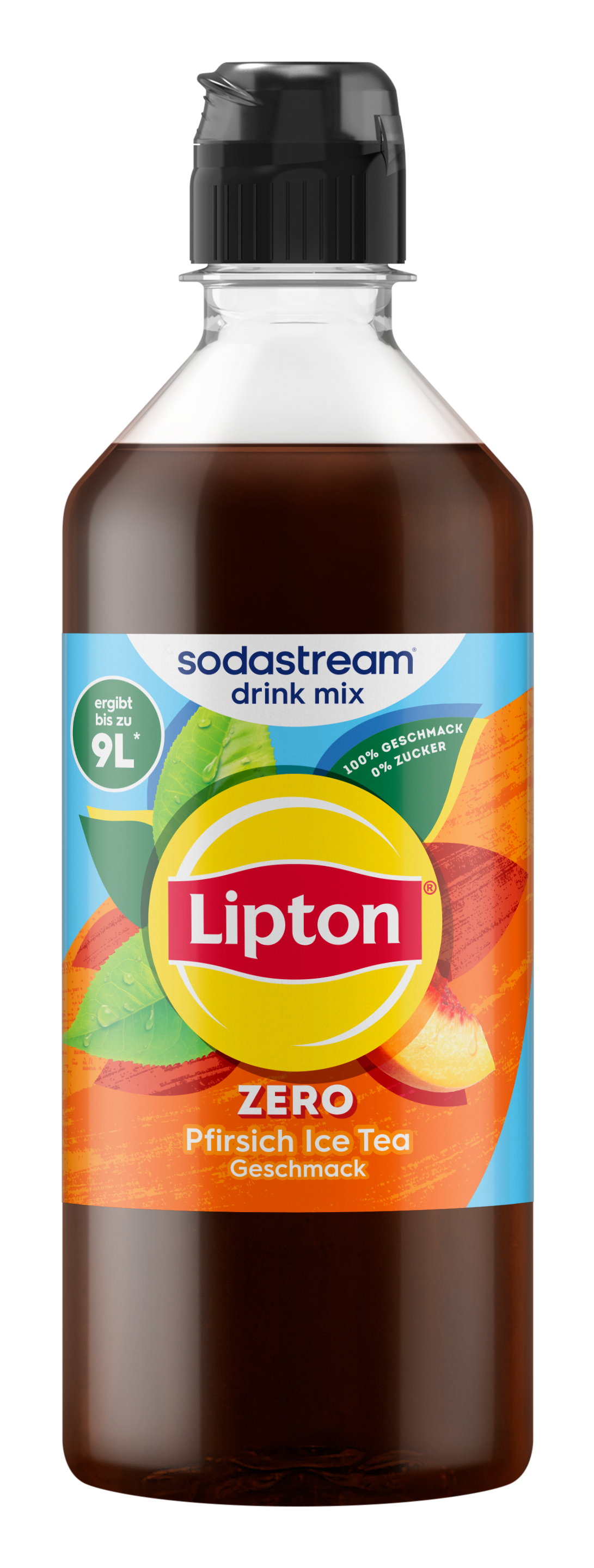 Lipton Pfirsich Ice Tea Zero Sirup für Sodastream. Ergibt bis zu 9L.