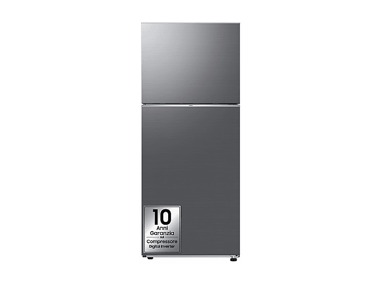 FRIGORIFERO DOPPIA PORTA SAMSUNG RT38CG6624S9ES, Capacità netta totale 393 l, Rumorosità: 39 dB(A), LAN wireless, 4 ripiani, Dimensioni: L 70 cm A 171,5 P 67,2 cm, Metal Inox, Classe E