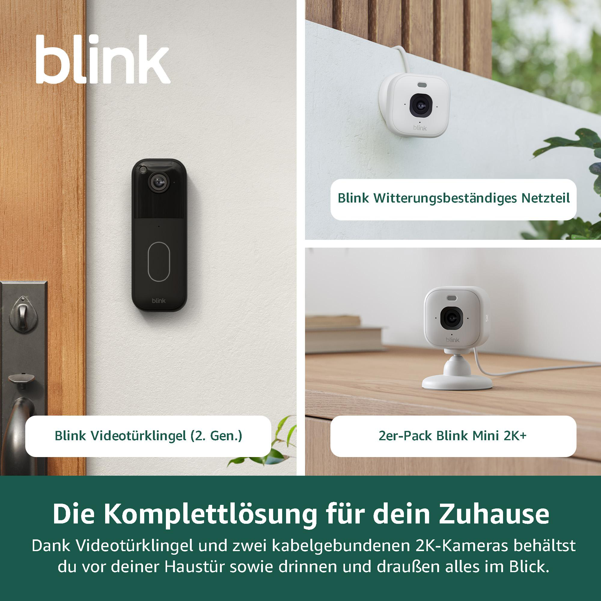 Blink-Videotürklingel und zwei Kameras für dein Zuhause.