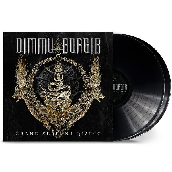 Schwarze Schallplatte mit Cover: 'DIMMU BORGIR GRAND SERPENT RISING'