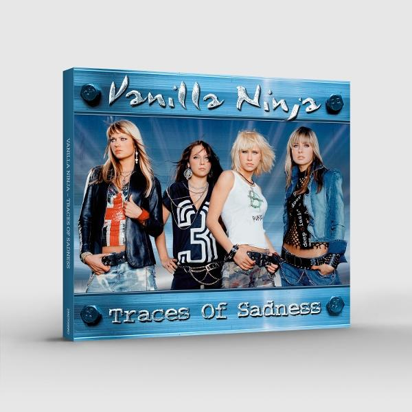 Vier junge Frauen posieren für das Albumcover von Vanilla Ninja.