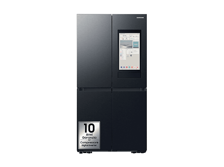 Frigorifero americano SAMSUNG RF65DG9H0EB1EF, Sistema Multi Flow: No; raffreddamento frigorifero: No Frost; congelatore: Frost, Capacità netta totale 636 l, Rumorosità: 37 dB(A), LAN wireless, Dispenser acqua, ghiaccio, Dimensioni: L 91,2 cm A 182,5 P 72,