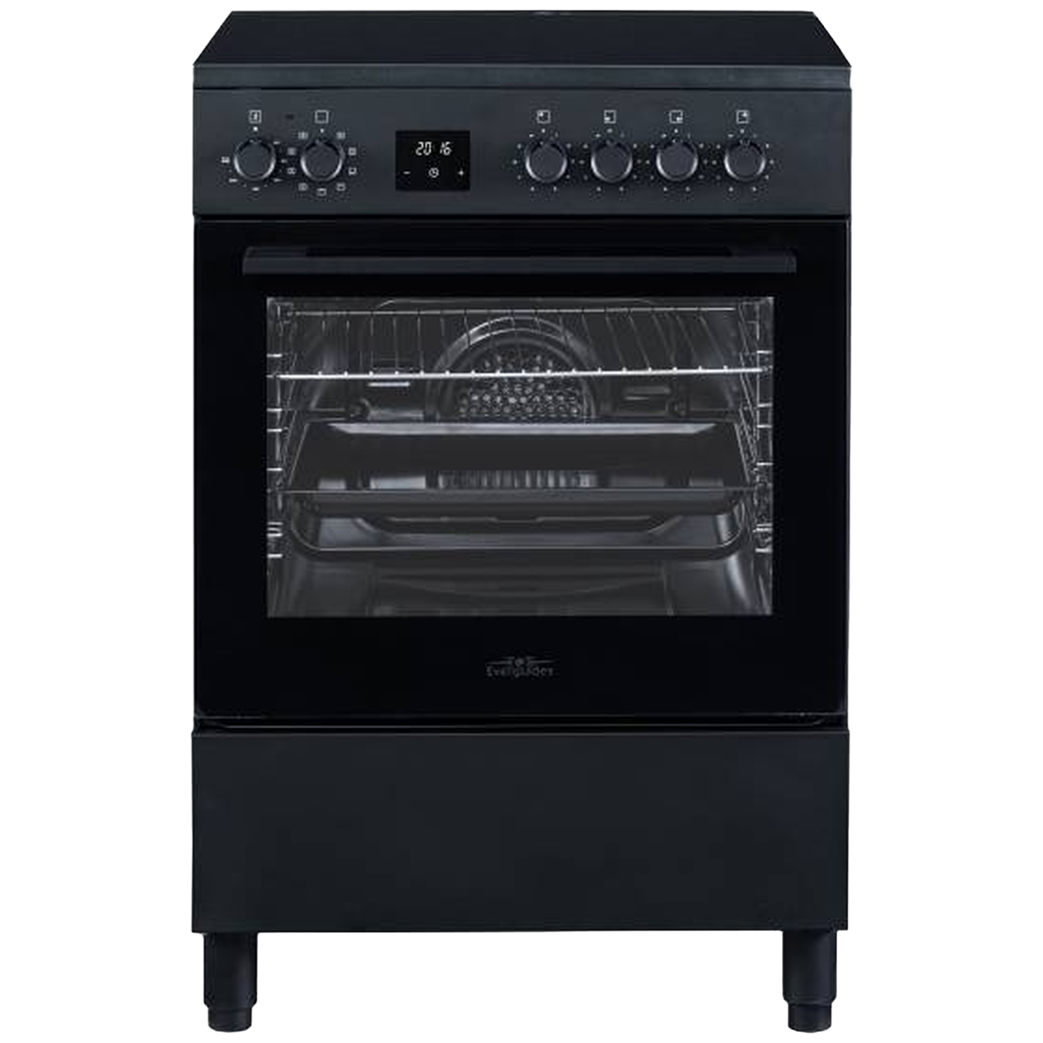 Everglades Evck6250 - Fornuis Inductie 2-fasen (perilex) Breedte 60 Cm