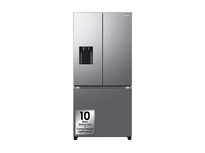 Frigorifero americano SAMSUNG RF50C530ES9/EF, Sistema Multi Flow: Sì; raffreddamento frigorifero: No Frost; congelatore: Frost, Capacità netta totale 495 l, Rumorosità: 40 dB(A), LAN wireless, Dispenser acqua, Dimensioni: L 81,7 cm A 177,6 P 71,5 cm, Metal Inox, Classe E