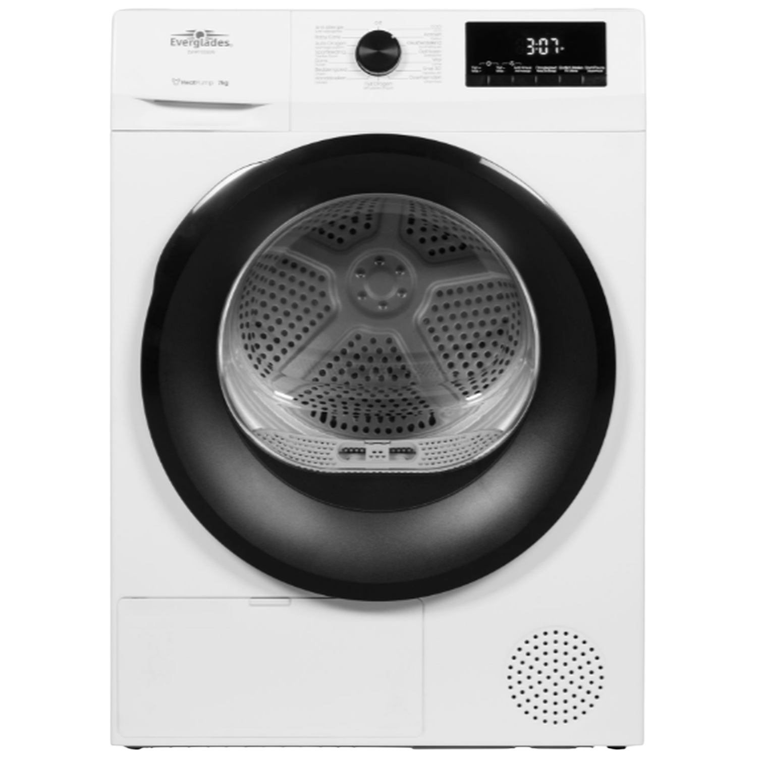 EVERGLADES EVHP7055DW - Warmtepompdroger - 7 kg - 64 dB - Energielabel D Warmtepompdroger