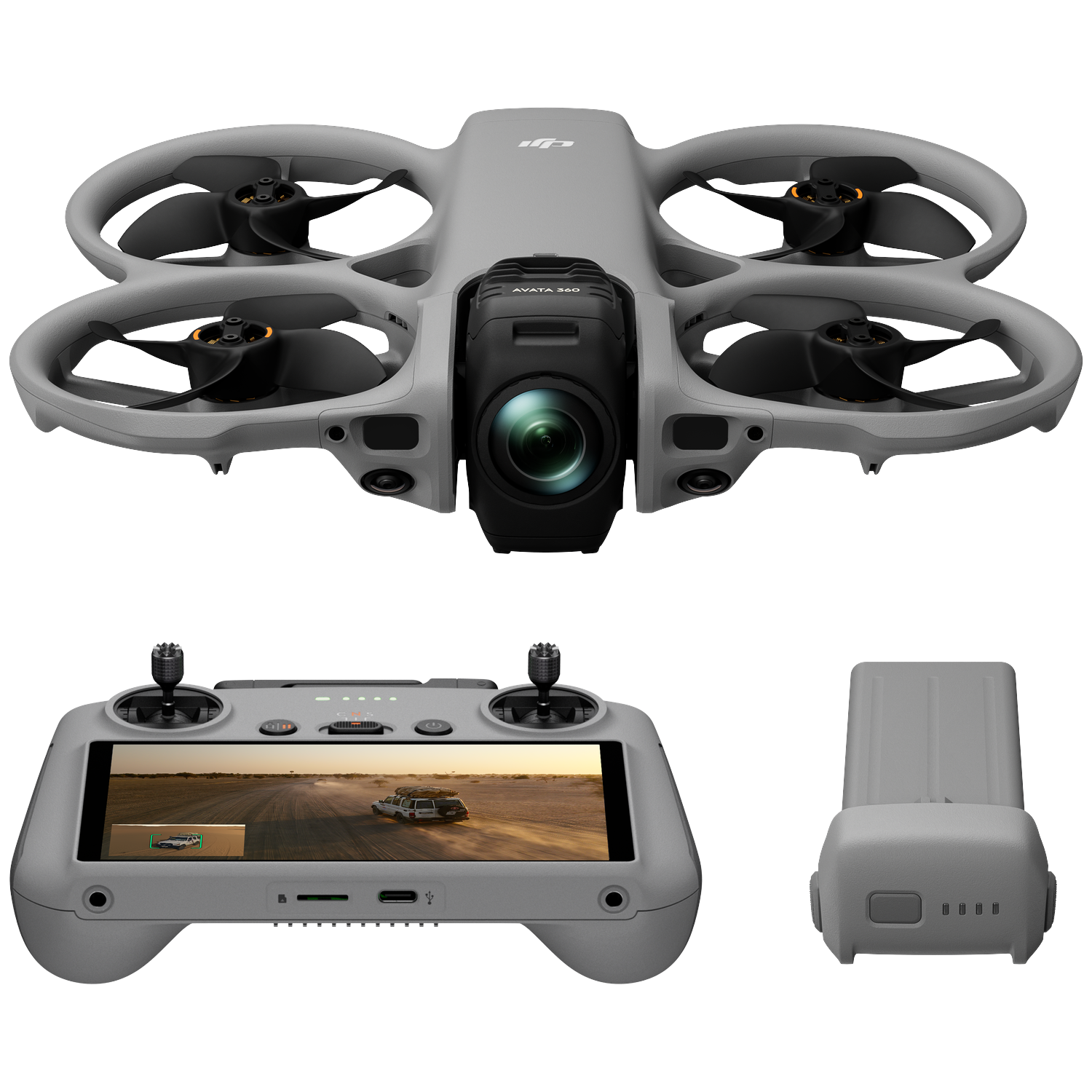 DJI Avata 360 Fly More Combo (rc 2) Drone Grijs