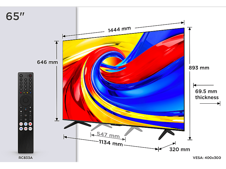 TCL 65P7L (2026) 65 Zoll Premium QLED TV — Foto 2 von 5