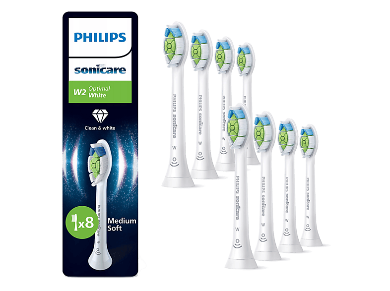 Philips Sonicare W2 Optimal White HX6068/87 8szt.