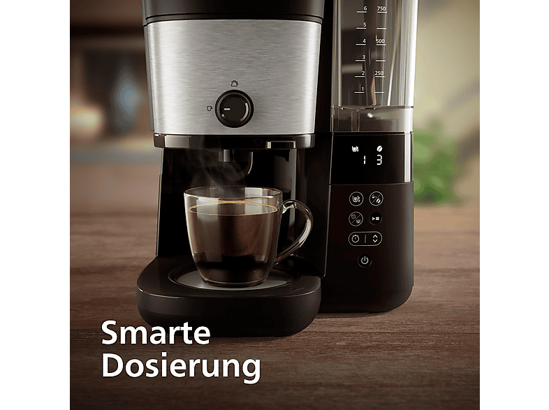 Philips HD 7888/90 All-in-1 Filterkaffeemaschine mit integriertem Mahlwerk Schwarz — Foto 5 von 5
