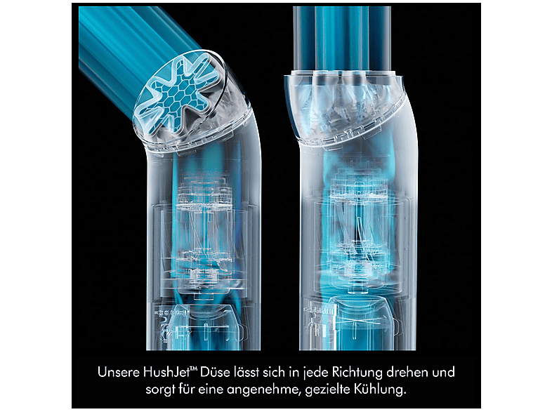 Dyson 641007-01 HUSHJet mini cool Tragbarer Ventilator Dark Blue (40 Watt, 1 bis 5 + Boost Mode Geschwindigkeitsstufen) — Foto 4 von 5