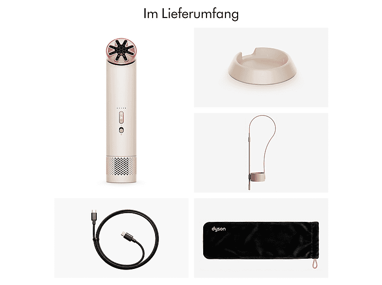 Dyson 641013-01 HUSHJet mini cool Tragbarer Ventilator Pale Pink (40 Watt, 1 bis 5 + Boost Mode Geschwindigkeitsstufen) — Foto 5 von 5