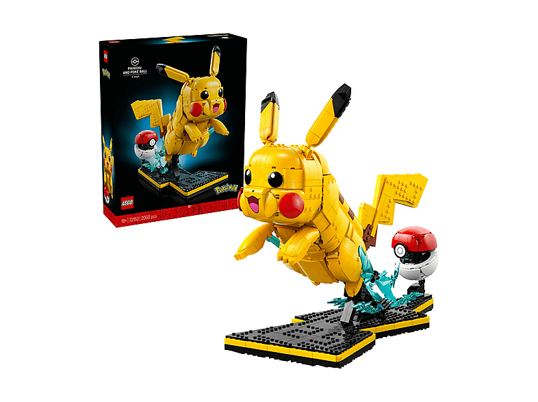 COSTRUZIONI LEGO Pokémon Pikachu e Poké Ball – 72152