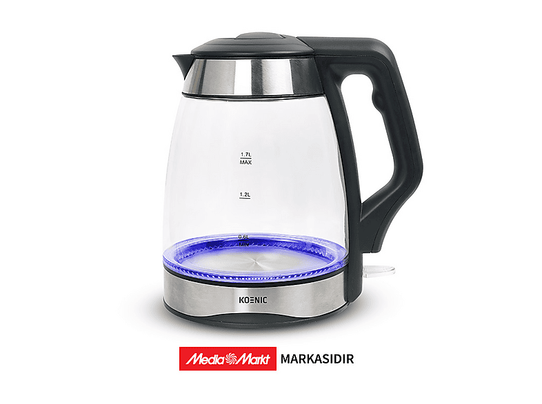 Koenic KWK 181826 TR 2200W Cam Su Isıtıcısı&Kettle