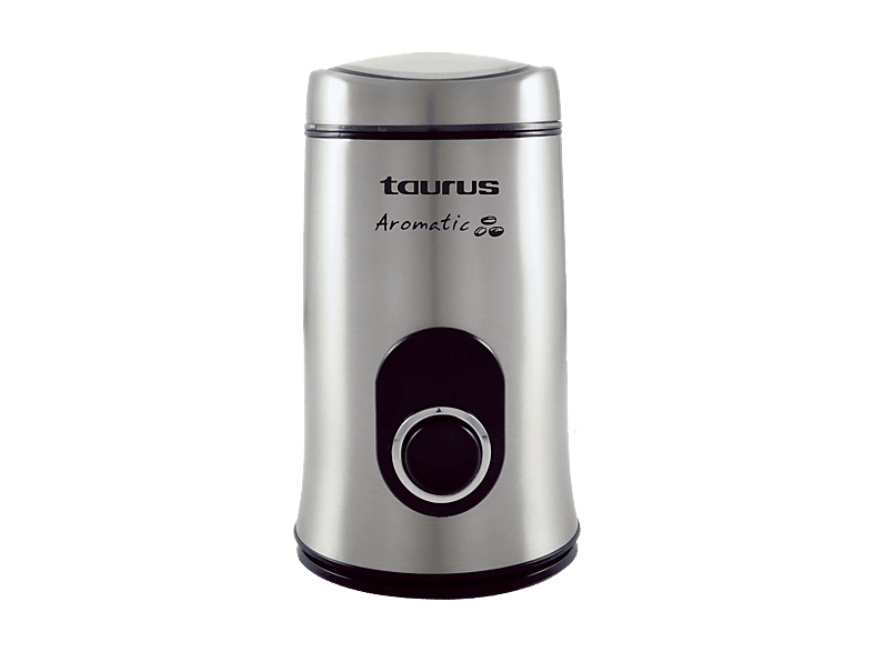 Molinillo de café - Taurus Aromatic Potencia 150W, Depósito cafe 50g, Inox