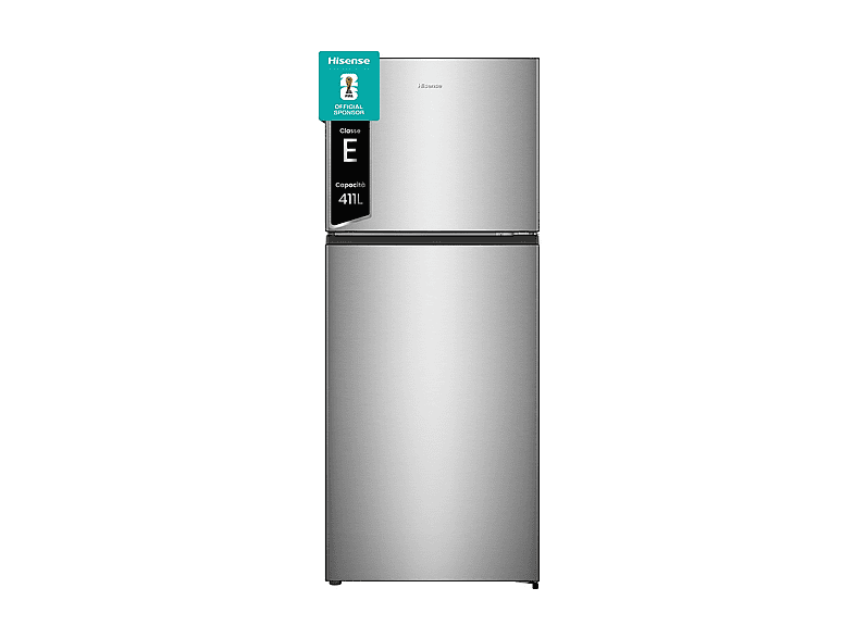 FRIGORIFERO DOPPIA PORTA HISENSE RT488N4DC2, Capacità netta totale 381 l, Rumorosità: 2 dB(A), 4 ripiani, Dimensioni: L 70 cm A 172 P 63,5 cm, Inox, Classe E