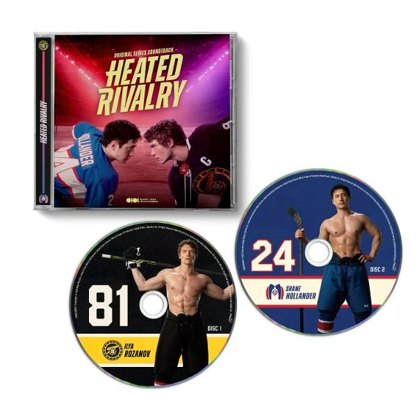 CD-Cover und zwei Discs mit Eishockey-Motiven. Einer zeigt zwei Spieler, die sich anstarren.