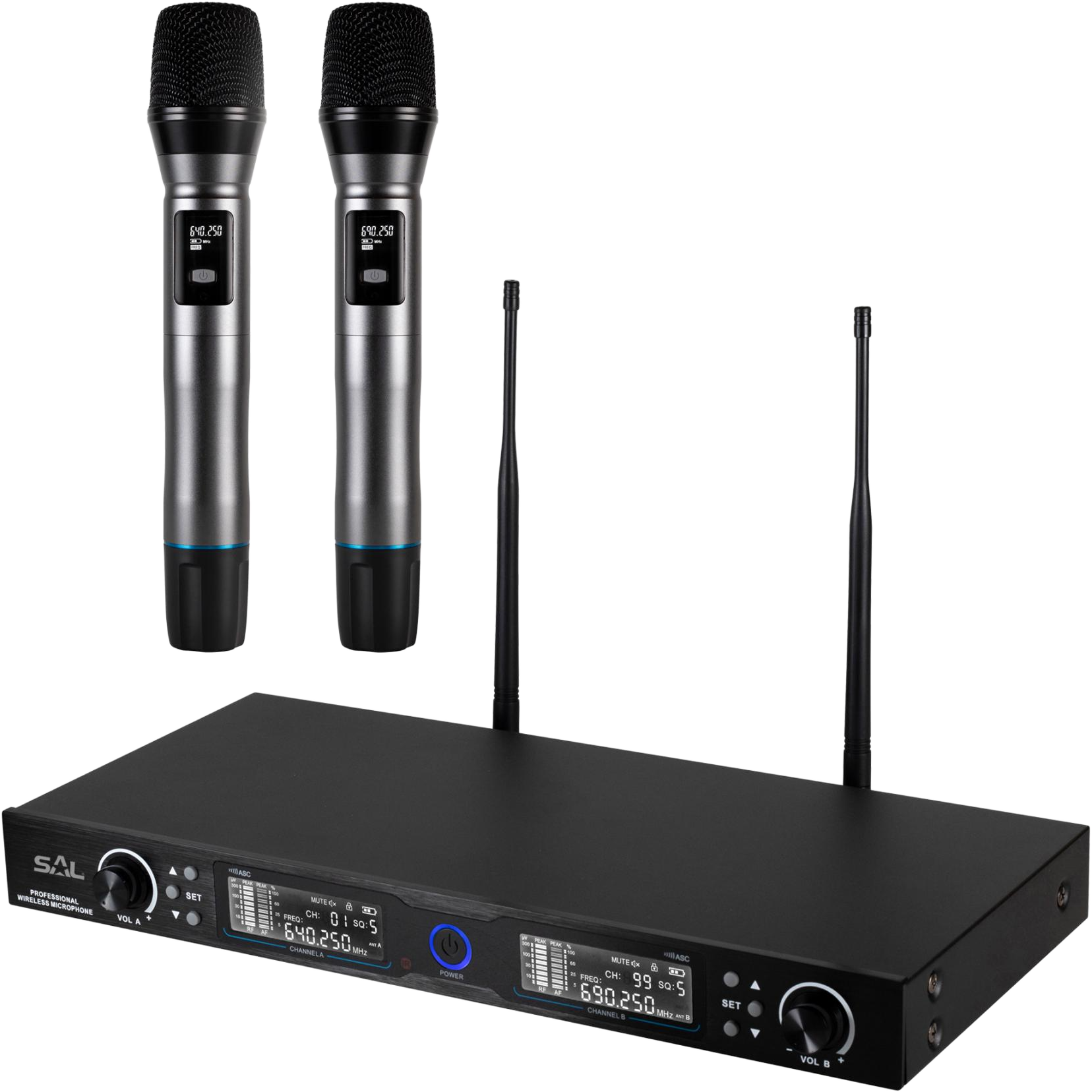 SAL Vezeték nélküli mikrofon szett, digitális zajszűrés (MVN 910)