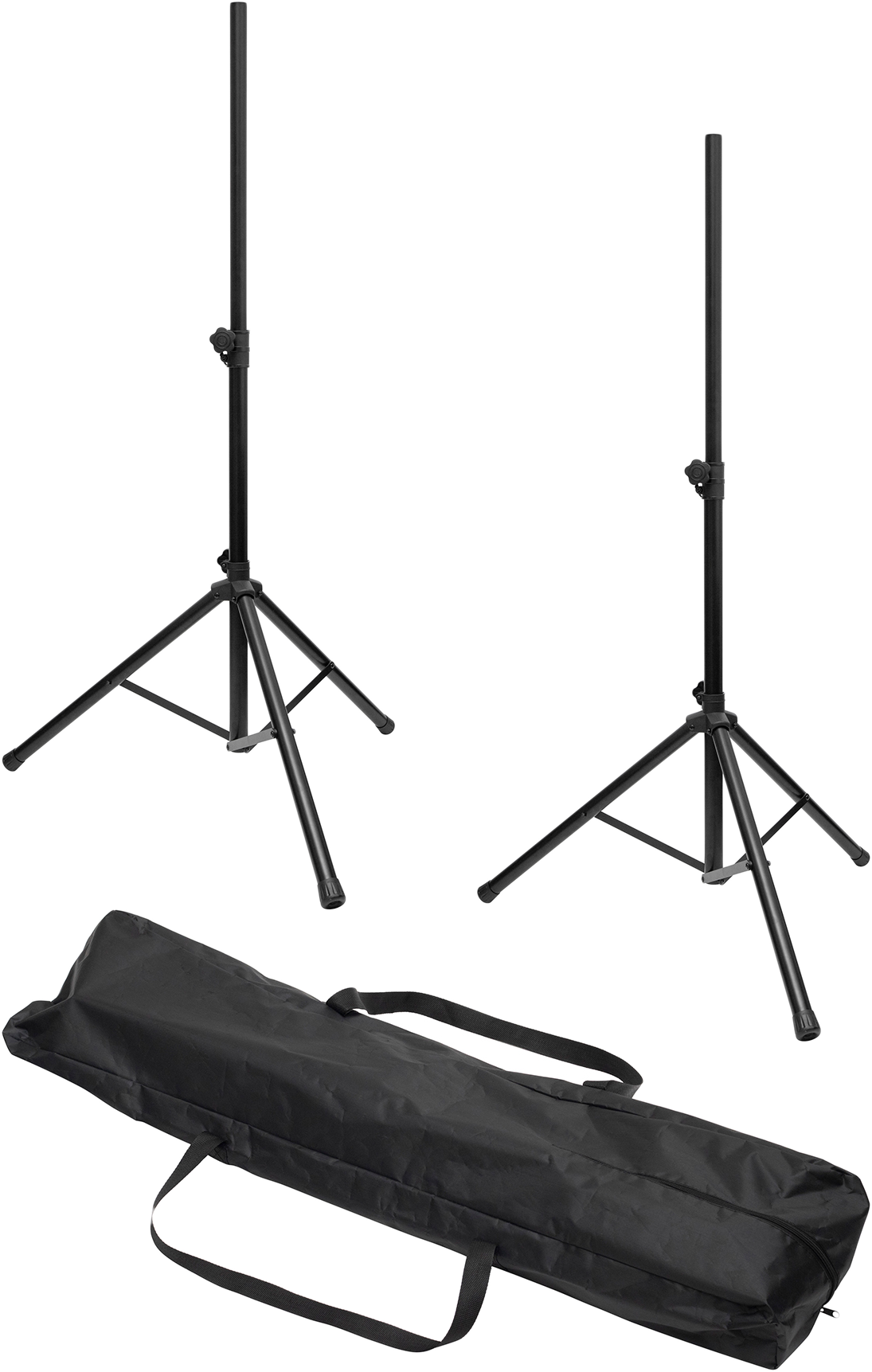 SAL Hangdoboz állvány, 2db, állítható magasság, táskával (HT922)