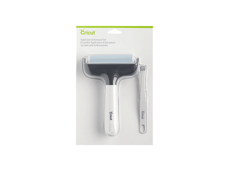 Accesorio para Plotter - Cricut Kit de Aplicador y Removedor Tela, Alarga la vida del tapete FabricGrip, Plateado