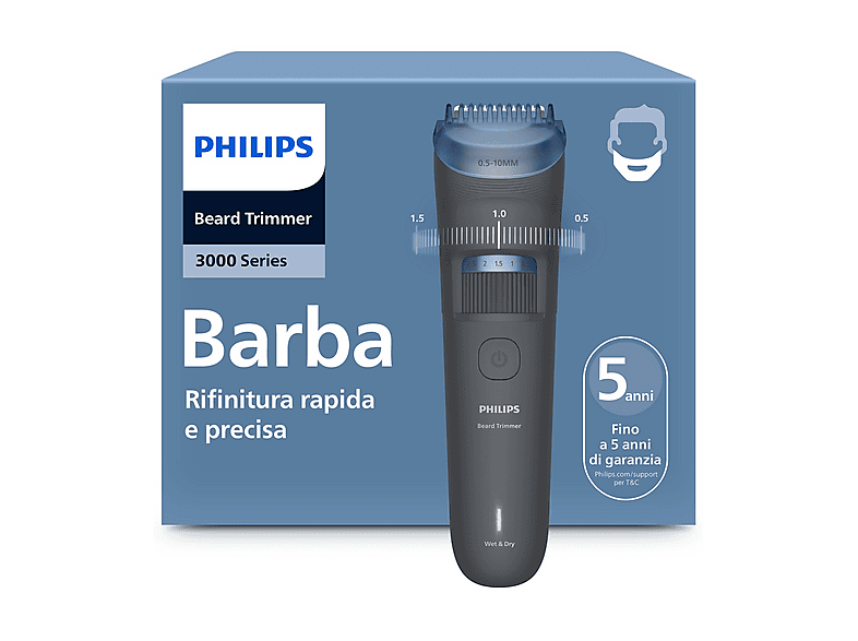 Regolabarba PHILIPS Serie 3000 BT3617/15